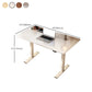 23.62 "W Industrial Writing Desk rechthoekig Wit Office Desk