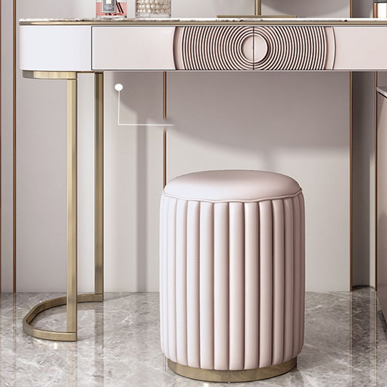 Modern White Vanity Desk met 5 opbergladen 15,74 "brede houten ijdelheidsset