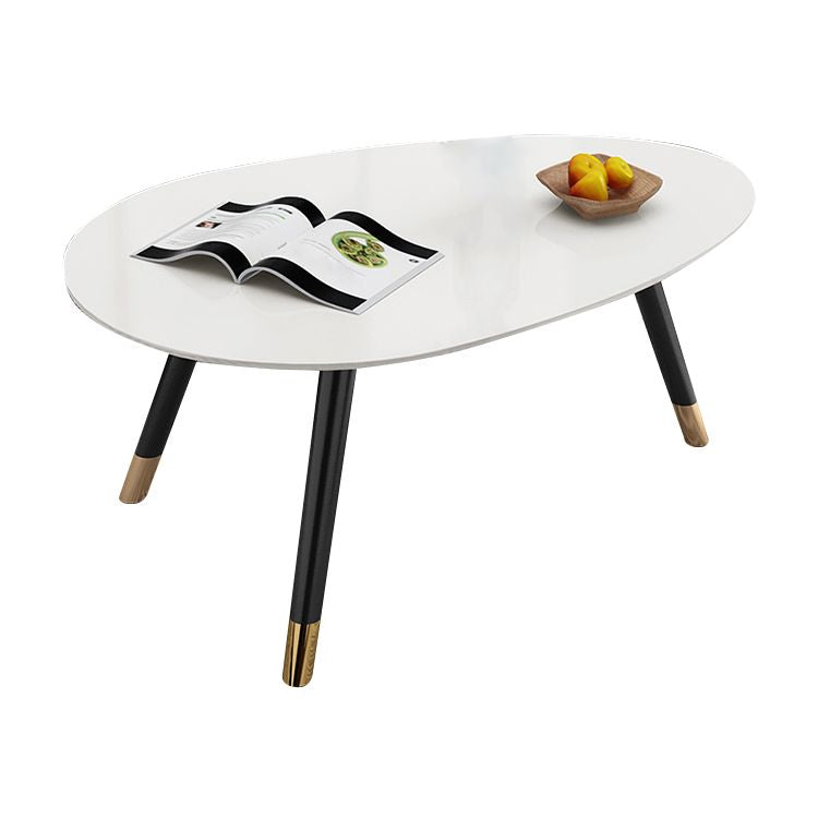 Ensemble de table basse contemporaine sans table basse en bois à 3 pieds pénibles