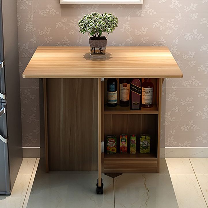 Solid Wood Mid-Century Modern Table Oval Solid Wood Top Table with Drop Leaf Clearhalo ' dining_table' 'Dining Tables & Seating' 'Dining Tables' 'furn' 'furn_dining_table' 'Furniture' 'furniture_dining_table' 'Kitchen & Dining Furniture' 'kitchen&dining_furn' 'kitchen' 'kitchen_dining_table' 1200x1200_01ddf656-795e-4d65-992c-5acc2ea17e22