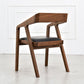 Contemporary Upholstered Arm Chair Home Walnut Wood Dining Chair Clearhalo 'Dining Chairs' 'Dining Tables & Seating' 'dining_chair' 'furn' 'furn_dining_chair' 'Furniture' 'Kitchen & Dining Furniture' 1200x1200_01e11618-b7ed-4adf-8adc-feebb7b440c8