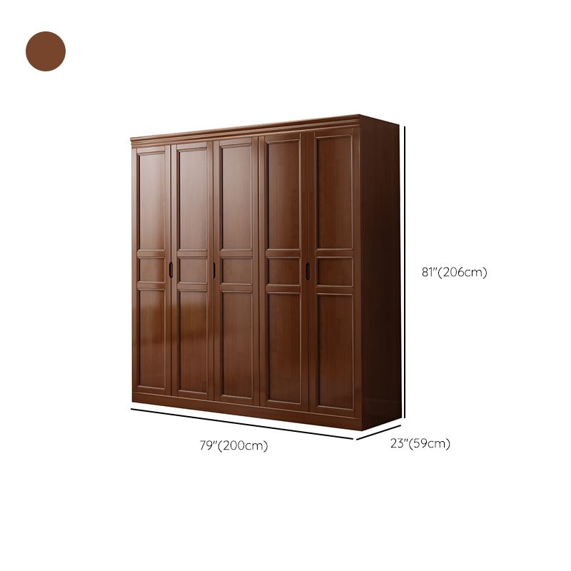 Matte Finish Rubberwood Cabinet Traditional Bedroom Storage Cabinet Clearhalo 'Armoires & Wardrobes' 'armoires_wardrobes' 'Bedroom Furniture' 'furn' 'furn_armoires_wardrobes' 'Furniture' 1200x1200_01e22979-dbd3-4f15-8284-9621437f875e