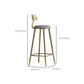 Set da bar in metallo e legno 1/2/3 pezzi Sgabello e tavolo da bar rotondi moderni
