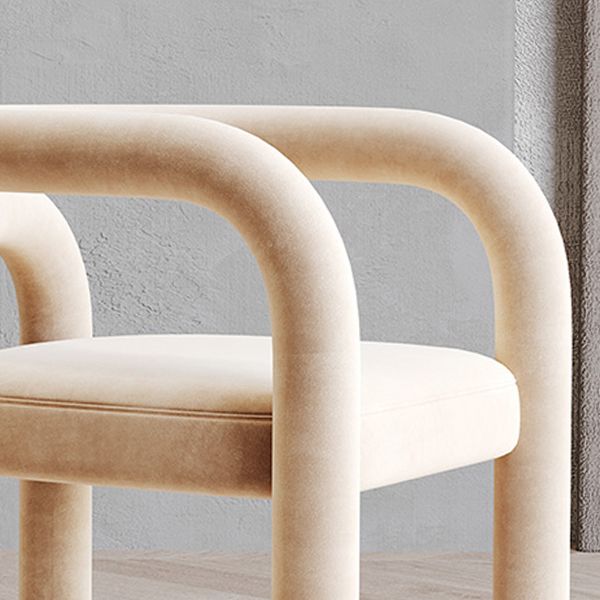 Modern Design Armless Open Back Chairs Fabric Dining Chairs for Home Clearhalo 'Dining Chairs' 'Dining Tables & Seating' 'dining_chair' 'furn' 'furn_dining_chair' 'Furniture' 'furniture_dining_chair' 'Kitchen & Dining Furniture' 1200x1200_01ee8f9c-b5a8-42a4-9077-f0a6d22163e6