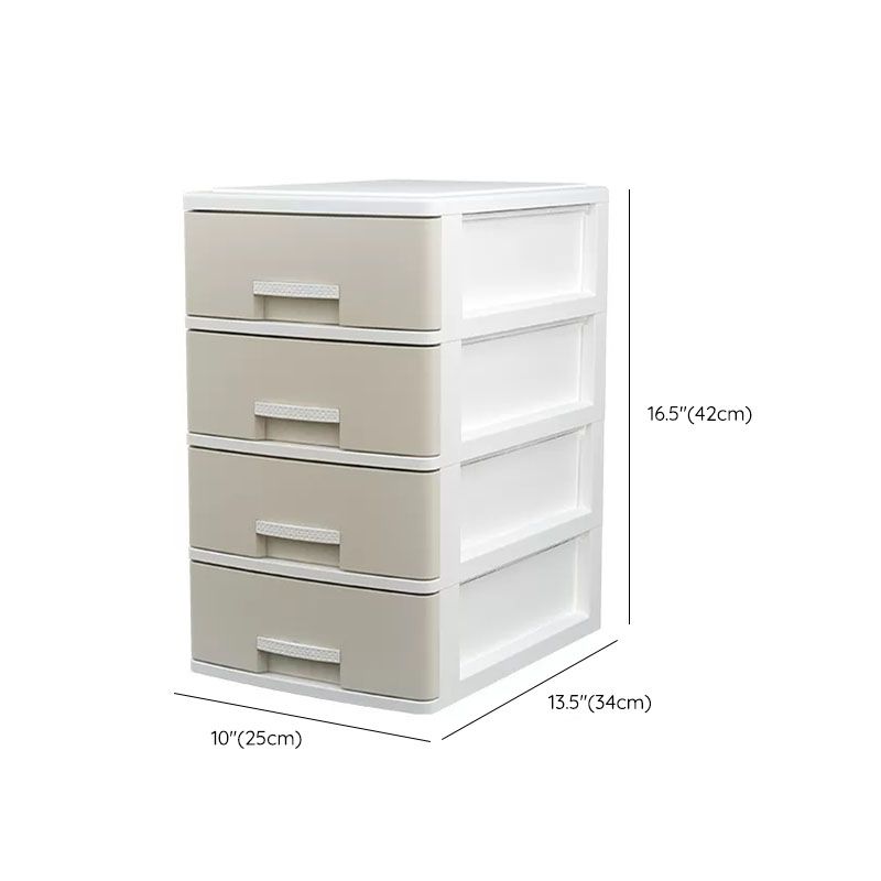 Plastikdateischrank vertikaler Aktenschrank mit Schubladen für Home Office