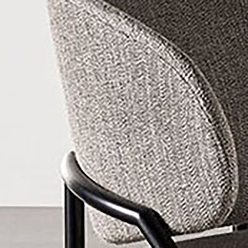 Metal Kitchen and Dining Room Chair Open Back Dining Side Chair in Black Clearhalo 'Dining Chairs' 'Dining Tables & Seating' 'dining_chair' 'furn' 'furn_dining_chair' 'Furniture' 'furniture_dining_chair' 'Kitchen & Dining Furniture' 1200x1200_01efbf0c-7de1-445b-ba04-e76a102313aa