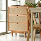 Gabinetto di sideboard del soggiorno rattan mobile moderno server buffet con cassetto
