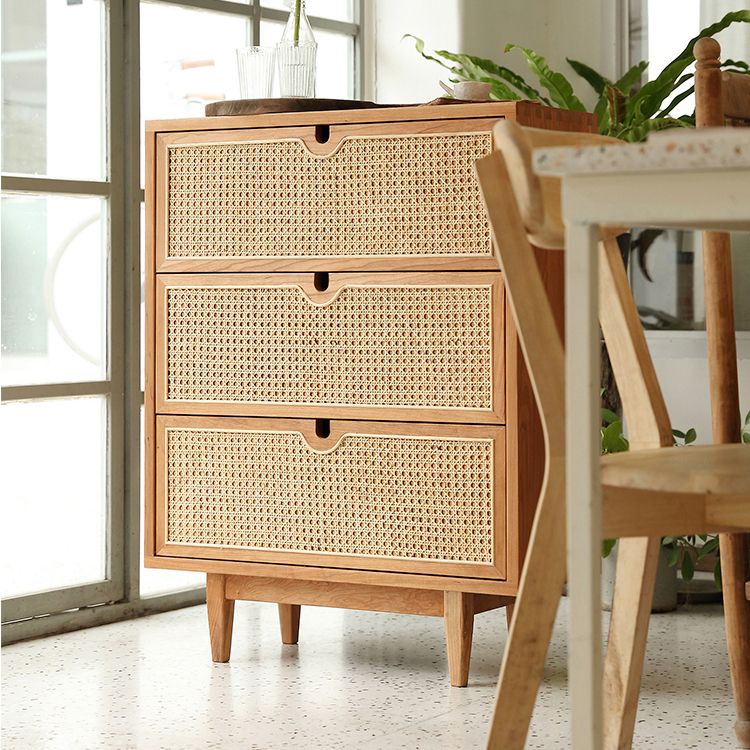 Gabinetto di sideboard del soggiorno rattan mobile moderno server buffet con cassetto