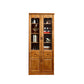 79 "H Modern Style Bookcase in legno massiccio di libreria chiusa con porta per l'home office