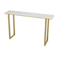 Glam Wood Bar Height Table with Rectangle Table Top Sled Table - 41.3" H Clearhalo 'Bar Furniture' 'Bar Tables' 'bar_tables' 'furn' 'furn_bar_tables' 'Furniture' 'furniture_bar_tables' 'Kitchen & Dining Furniture' 1200x1200_01f8a58c-a532-488a-a0ee-cc7a9d555047