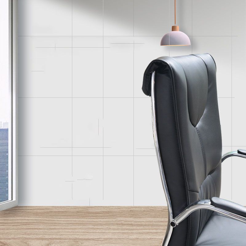 Sedia moderna sedia a bracciola a bracciola sedia in pelle posteriore alta