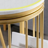 Freie Form Stone Top Bar Tisch Moderner Doppel -Podest -Bar -Tisch mit Weinglashaltern