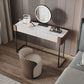 2-Drawer Vanity Makeup Table Stool Set Stone Top Dressing Table Clearhalo 'Bedroom Furniture' 'furn' 'furn_makeup_vanities' 'Furniture' 'Makeup Vanities' 'makeup_vanities' 1200x1200_02015e3c-4b16-4ca9-964b-bfe7d3e7dd95