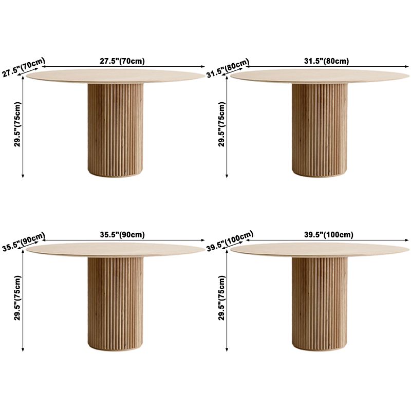 Simplicity Round Dining Site Table Pine Solid Wood Dining Room Home Furniture Clearhalo ' dining_table' 'Dining Tables & Seating' 'Dining Tables' 'furn' 'furn_dining_table' 'Furniture' 'furniture_dining_table' 'Kitchen & Dining Furniture' 'kitchen&dining_furn' 'kitchen' 'kitchen_dining_table' 1200x1200_02035990-eaa2-4cf9-a76a-9d6e8101a99f