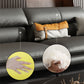 Contemporary Genuine Leather Flared Arm Sofa For Living Room