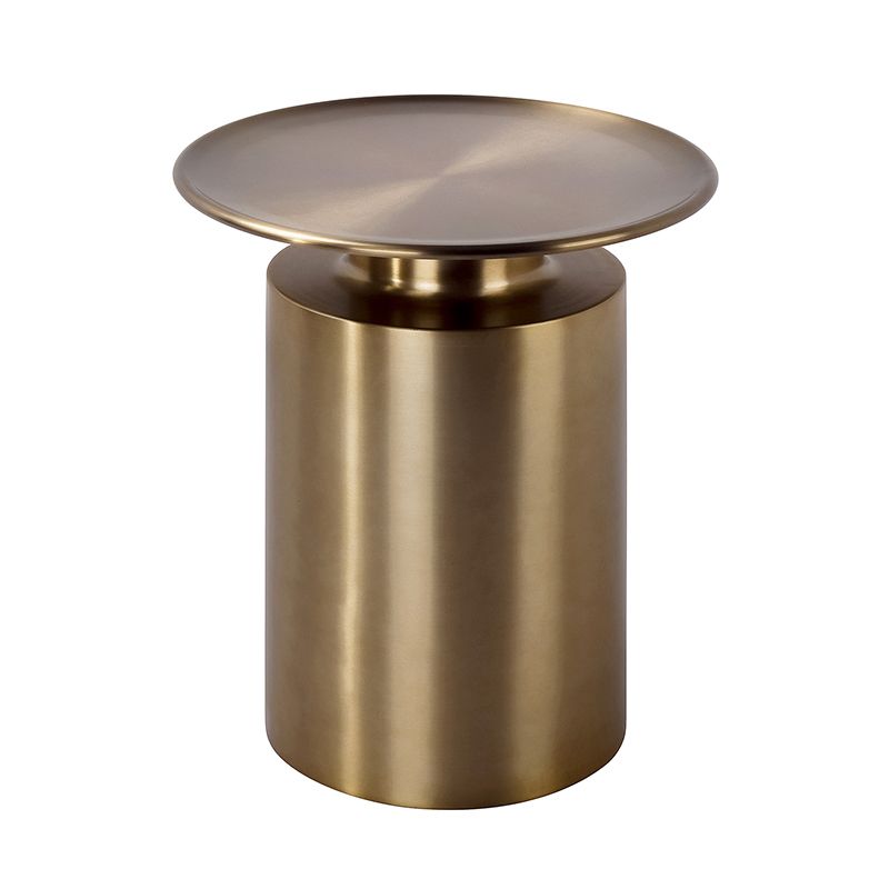 Metal Pedestal End Table Round Solid Color Side End Table for Living Room Clearhalo 'Coffee & Accent Tables' 'End & Side Tables' 'end_side_table' 'end_side_tables' 'furn' 'furn_end_side_tables' 'Furniture' 'furniture_end_side_table' 'Living Room Furniture' 1200x1200_02068271-4015-4286-85ef-de4323a9a2d2