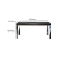 Industrial Dining Table Sintered Stone Rectangle Dining Table for Kitchen Clearhalo 'Dining Tables & Seating' 'Dining Tables' 'dining_table' 'furn' 'furn_dining_table' 'Furniture' 'Kitchen & Dining Furniture' 1200x1200_0206b7a3-d822-4de1-a2fb-56f2864c3407