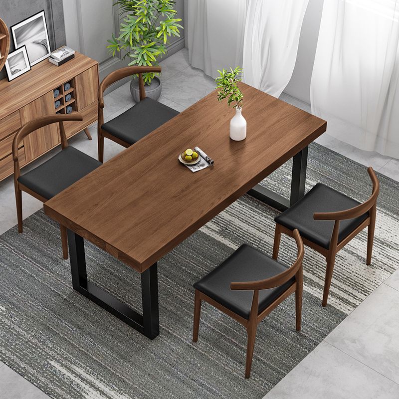 Modern 1/2/5 Pieces Dining Set Solid Wood Dining Table Set for Dining Areas Clearhalo 'Dining Room Sets' 'Dining Tables & Seating' 'dining_room_set' 'furn' 'furn_dining_room_set' 'Furniture' 'furniture_dining_room_set' 'Kitchen & Dining Furniture' 1200x1200_0207141d-c729-4d39-8e4b-557d206830a7