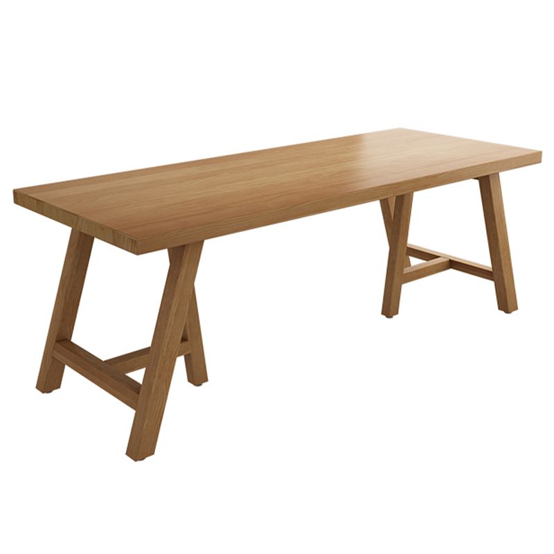 Modern 1/2/3 Pieces Dining Set Rectangle Pine Wood Dining Table for Dining Room Clearhalo 'Dining Room Sets' 'Dining Tables & Seating' 'dining_room_set' 'furn' 'furn_dining_room_set' 'Furniture' 'furniture_dining_room_set' 'Kitchen & Dining Furniture' 1200x1200_02079572-9aae-457b-a738-b1dddf758d13