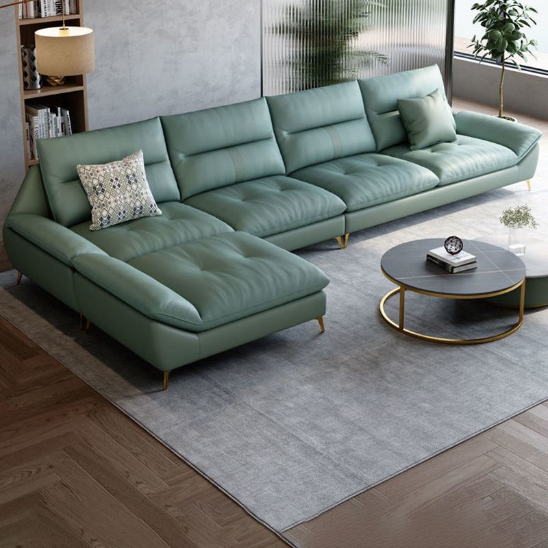 70" Wide Contemporary Sectional Sofa Leather Modular Sectional Clearhalo 'furn' 'furn_sectionals' 'Furniture' 'Living Room Furniture' 'Sectionals' 1200x1200_0208c5e2-d698-40cb-90ef-d3d20638b6c1