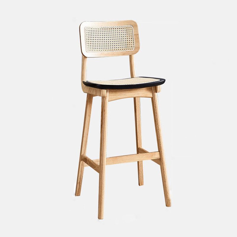 Contemporary Style Bar-stool Wooden Counter Bar Stool for Home Clearhalo 'Bar Furniture' 'Bar Stools' 'bar_stools' 'furn' 'furn_bar_stools' 'Furniture' 'furniture_bar_stools' 'Kitchen & Dining Furniture' 1200x1200_0208cb14-09fa-41f9-8246-83f7637940e9