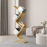Closed Back Bookshelf Scandinavian Style Metal Bookcase for Home Office Clearhalo 'Bookcases' 'furn' 'furn_bookcases' 'Furniture' 'furniture_bookcases' 'kitchen' 'kitchen_bookcases' 'Living Room Furniture' 'Office Furniture' 1200x1200_020c97e1-27d6-4c35-bb00-269cb47e9400