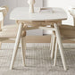 Contemporary Dining Room Dinner Table Stone 4 Legs Dining Table