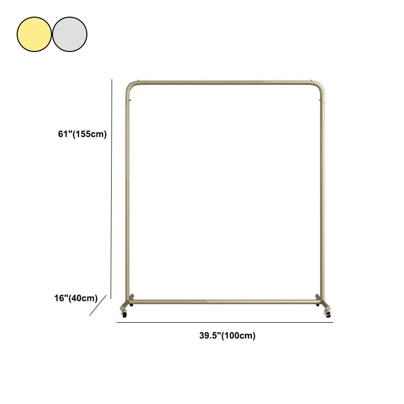 Industrial Style Coat Rack Metallic Free Standing Coat Rack with Sheave Clearhalo 'Entry & Mudroom Furniture' 'furn' 'furn_hall_tree_coat_racks' 'Furniture' 'Hall Trees & Coat Racks' 'hall_tree_coat_racks' 1200x1200_020f4317-07f5-4003-938f-f2729fcace7e