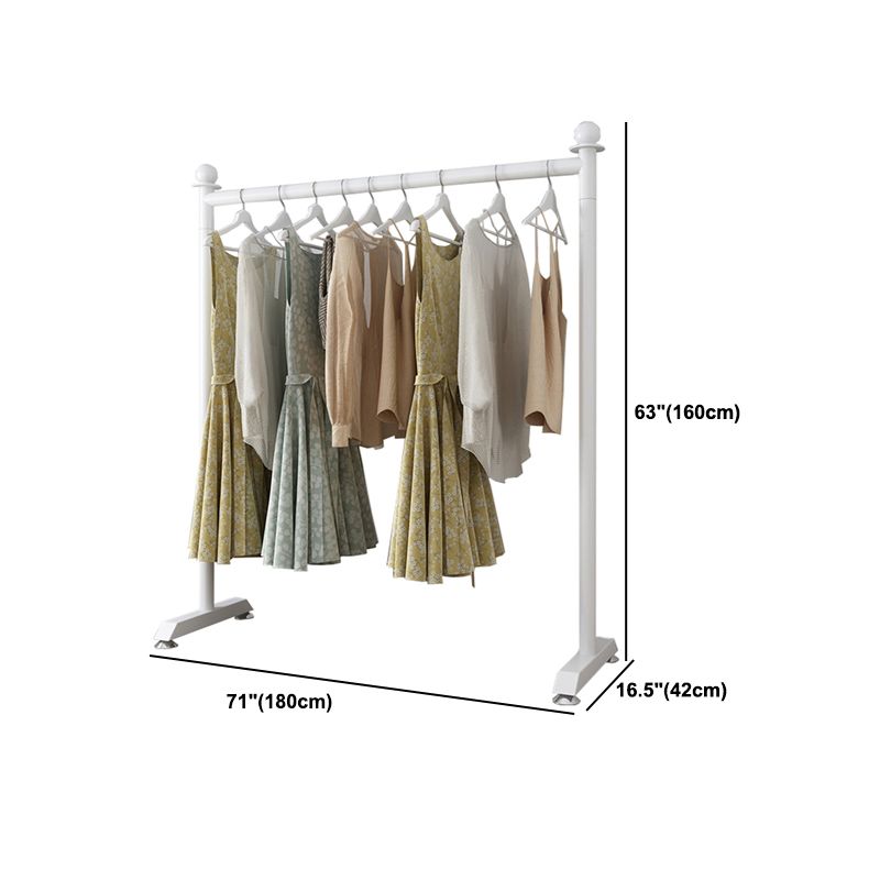 Albero di sala moderna in metallo incorniciato con binario appeso bianco ingressista