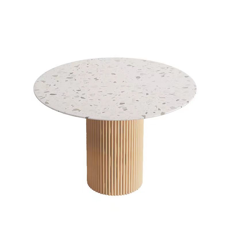 Stone Top Dining Set 1/4/5/7 Pcs Solid Wood Frame Dining Table and Chairs Clearhalo 'Dining Room Sets' 'Dining Tables & Seating' 'dining_room_set' 'furn' 'furn_dining_room_set' 'Furniture' 'Kitchen & Dining Furniture' 1200x1200_0211d7a8-c1da-4927-8e7b-e453e0ef7aba