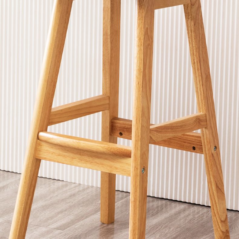 Contemporary Round Bar and Counter Stool Low Back Stool with 4 Legs Clearhalo 'Bar Furniture' 'Bar Stools' 'bar_stools' 'Furniture' 'furniture_bar_stools' 'Kitchen & Dining Furniture' 1200x1200_02121459-8118-496f-b87a-47be3d9be769