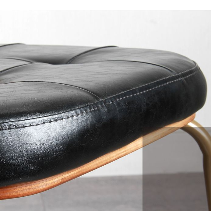 Industrial Style PU Leather Dining Chairs Open Back Dining Armless Side Chairs Clearhalo ' kitchen&dining_furn' 'Dining Chairs' 'Dining Tables & Seating' 'dining_chair' 'furn' 'furn_dining_chair' 'Furniture' 'furniture_dining_chair' 'Kitchen & Dining Furniture' 'kitchen' 1200x1200_0212372c-5aef-4629-8afb-72c41f9284b8