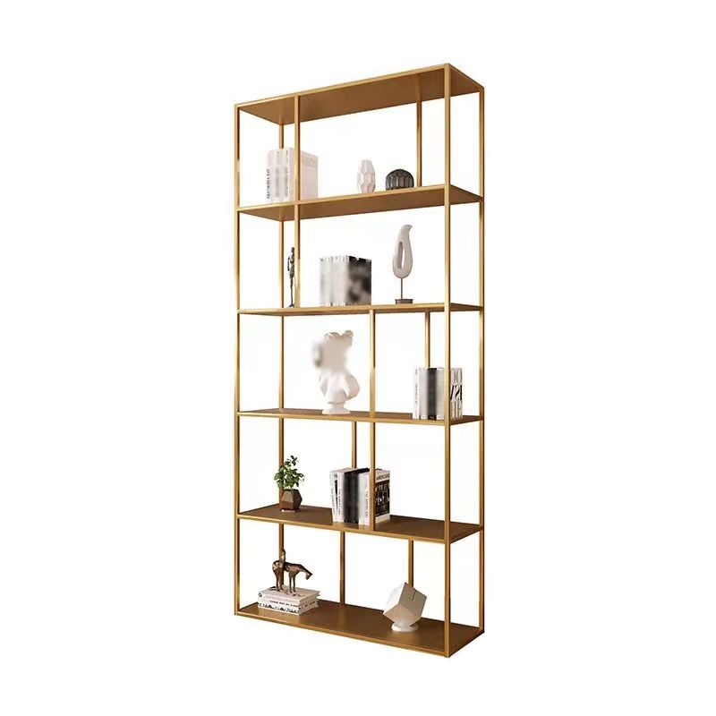 Modern Style Metal Bookshelf Open Shelf Bookcase for Study Room Clearhalo 'Bookcases' 'Furniture' 'furniture_bookcases' 'kitchen' 'kitchen_bookcases' 'Living Room Furniture' 'Office Furniture' 1200x1200_02162bba-3200-4ac4-92bc-6b258e0236ec