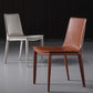 Designer Style Leather Restaurant Side Chair Solid Back Dining Chair (Set of 2) Clearhalo ' kitchen&dining_furn' 'Dining Chairs' 'Dining Tables & Seating' 'dining_chair' 'furn' 'furn_dining_chair' 'Furniture' 'furniture_dining_chair' 'Kitchen & Dining Furniture' 'kitchen' 1200x1200_0218db10-7d71-42ad-969b-012bfe4ce70b