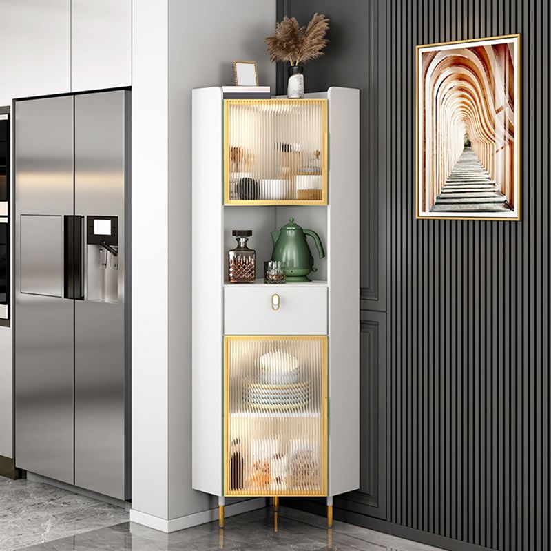 Modern Style Buffet Sideboard Stone Side Board with Cabinet and Drawer Clearhalo 'buffet_sideboard' 'Buffets & Sideboards' 'furn' 'furn_buffet_sideboard' 'Furniture' 'Kitchen & Dining Furniture' 1200x1200_021a5b76-3875-447b-8a50-d475b1a8cec0