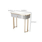 Modern White With Drawer Lighted Mirror Bedroom Dressing Table