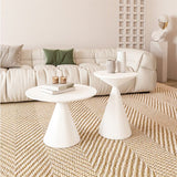 Tavolino da caffè piedistallo tavolo da caffè in metallo contemporaneo