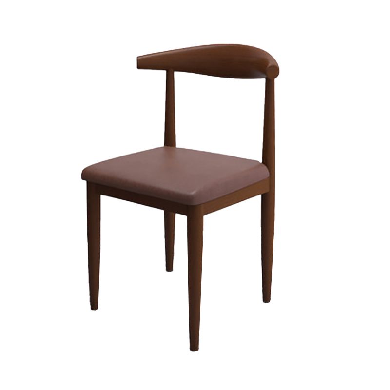 Moderne stijl zijstoel open rug binnen eetkamerstoel voor eetkamer