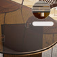 Oval Glass Dining Table Simplicity Double Pedestal Table for Dining Room Clearhalo 'Dining Tables & Seating' 'Dining Tables' 'dining_table' 'furn' 'furn_dining_table' 'Furniture' 'Kitchen & Dining Furniture' 1200x1200_021d3056-34c1-47f1-b910-b3ca6d618143