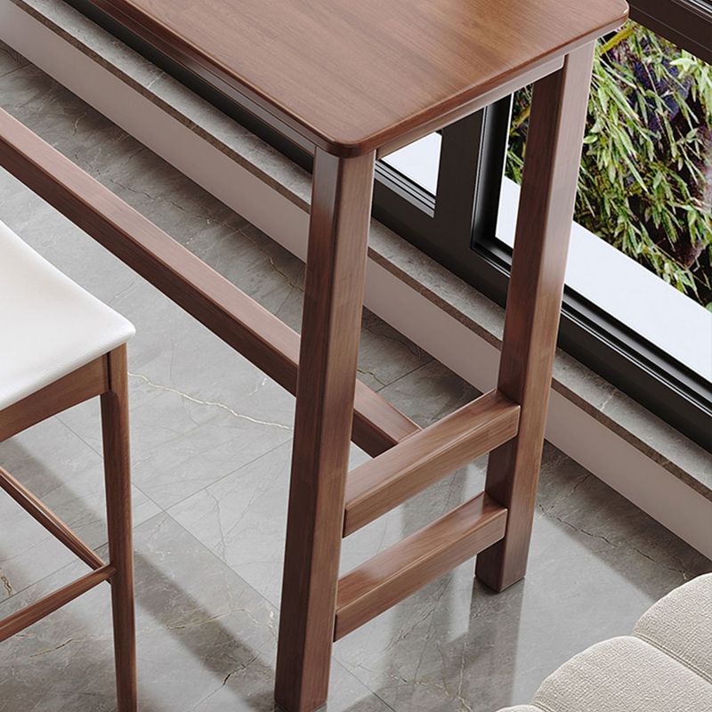 Modern Indoor Bar Stool Table Rectangle Wood Bar Dining Table Clearhalo 'Bar Furniture' 'Bar Tables' 'bar_tables' 'furn' 'furn_bar_tables' 'Furniture' 'Kitchen & Dining Furniture' 1200x1200_021f0ae7-08a9-4bf1-bbb4-df3f05cb98fe