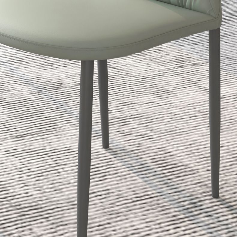 Contemporary Metal Dining Room Chairs PU Leather Dining Chairs for Home Use Clearhalo ' kitchen&dining_furn' 'Dining Chairs' 'Dining Tables & Seating' 'dining_chair' 'furn' 'furn_dining_chair' 'Furniture' 'furniture_dining_chair' 'Kitchen & Dining Furniture' 'kitchen' 1200x1200_021f6a63-2779-428c-8d66-c9e8e764fc43