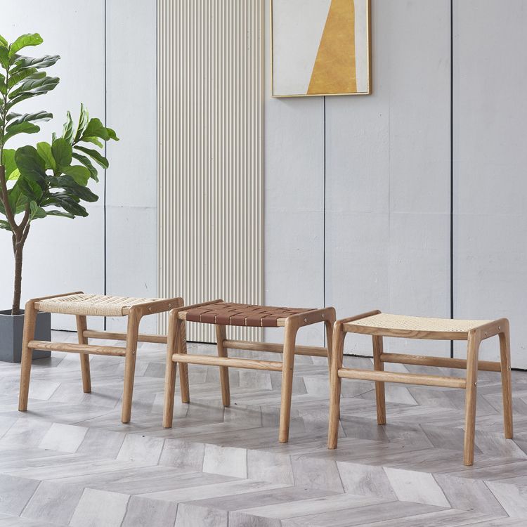 Tropical Entryway Bedroom Bench Solid Wood Seating Bench with Legs Clearhalo 'Benches' 'Chairs & Seating' 'furn' 'furn_benches' 'Furniture' 'Living Room Furniture' 1200x1200_0220dac6-59a5-4acd-bd41-df7350b8c554