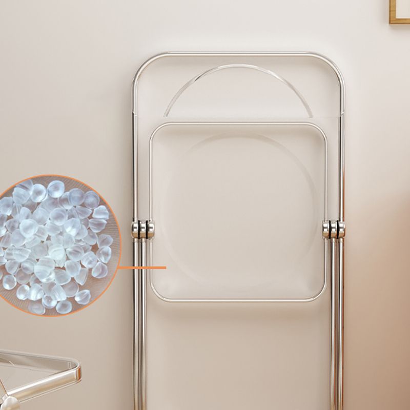 Industrial Style Folding Side Chair for Home Plastic Dining Armless Chair Clearhalo 'Dining Chairs' 'Dining Tables & Seating' 'dining_chair' 'furn' 'furn_dining_chair' 'Furniture' 'furniture_dining_chair' 'Kitchen & Dining Furniture' 1200x1200_0220de69-d4da-4f18-9ef6-df40874151bc