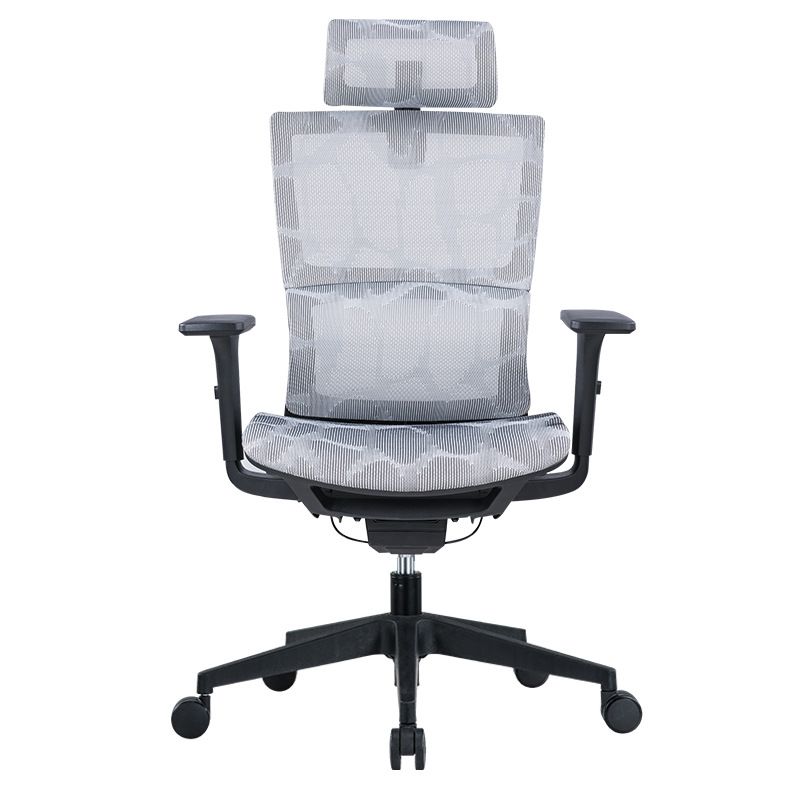 Modern Tilt Mechanism Swivel Chair Ergonomic Gray Mesh Desk Chair Clearhalo 'furn' 'furn_office_chair' 'Furniture' 'Office Chairs' 'Office Furniture' 'office_chair' 1200x1200_0224d429-90d0-41be-942b-d39d3bd71e65