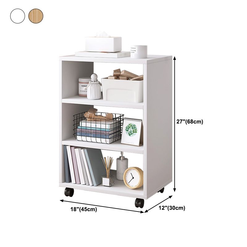 Scandinavian Wood Bookshelf 11.8" Wide Standard Shelf Bookcase