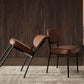 Modern Style Dining Chair Leather Low Back Side Chair for Dining Room