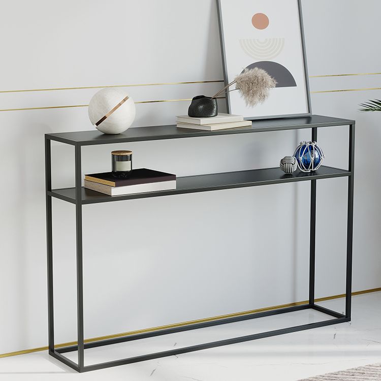 Tabla de acento de consola moderna Tabla de sofá de consola de acabado antiguo en metal