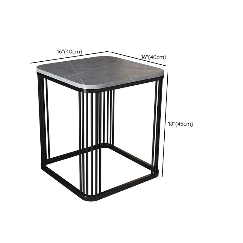 Square Nesting Coffee Table Set Slate Frame Coffee Cocktail Table with Drawer Clearhalo 'Coffee & Accent Tables' 'Coffee Tables' 'coffee_tables' 'furn' 'furn_coffee_tables' 'Furniture' 'Living Room Furniture' 1200x1200_0226bddc-a0da-4858-823b-8665a7a2ef99