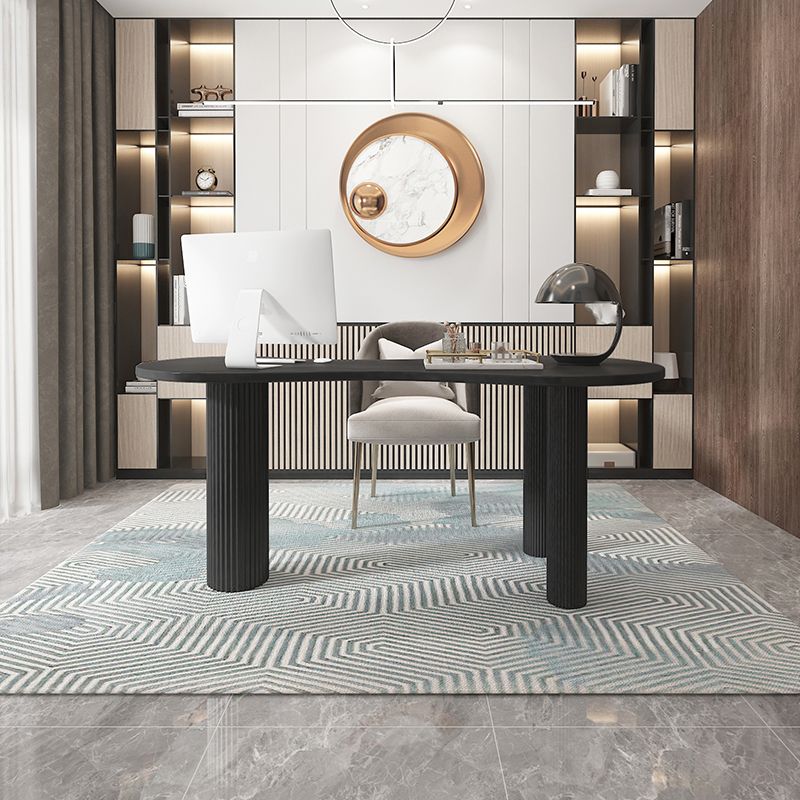 Home Office Writing Desk Industrial Pine Solid Wood Writing Desk Clearhalo 'furn' 'furn_office_desk' 'Furniture' 'furniture_office_desk' 'Office Desks' 'Office Furniture' 'office_desk' 1200x1200_0227bd75-9504-4a61-97f1-e45791da1f17