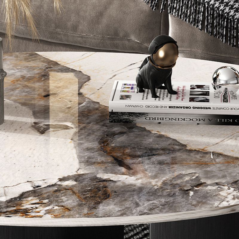 Slate Round Modern Coffee Table No Distressing Coffee Table Set Clearhalo 'Coffee & Accent Tables' 'Coffee Tables' 'coffee_tables' 'furn' 'furn_coffee_tables' 'Furniture' 'Living Room Furniture' 1200x1200_0227e415-94df-4b4d-8fd2-7aa71405f550